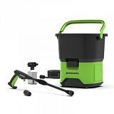 Аккумуляторная мойка высокого давления GreenWorks GDC40 без АКБ и ЗУ (PRC, BL 40В, 70 бар, 300 л/час, бак 20 л, шланг 6 м, 6 кг)