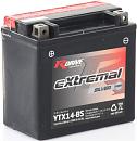Аккумулятор RDrive Extremal Silver YTX14-BS сухозаряженный (150x87x145, 12В, 12 Ач, 200A, прямая полярность)