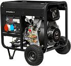 Дизельный генератор Hyundai DHY 6000LE-3 трехфазный (PRC, Hyundai, 418 см3, 5/5.5 кВт, 15 л, электростартер, комплект колёс 107 кг)