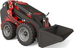 Мини-погрузчик колесный RED RBL-04 с платформой оператора Lifan 35 л.с., грузоподъемность до 700 кг., ковш 300 л., 1200 кг.
