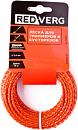 Леска Redverg 2.4 мм, квадратная витая, армированная, 15 м.