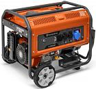 Бензиновый генератор Husqvarna G8500P (PRC, Husqvarna, 459 см3, 7.5/8.0 кВт, эл/стартер, АКБ - опция, колеса, 27 л, 88 кг)
